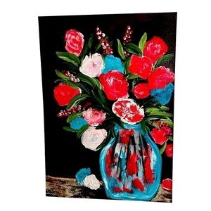 Acrylic’s on Canvas Sheet Full Bloom 12 x 16